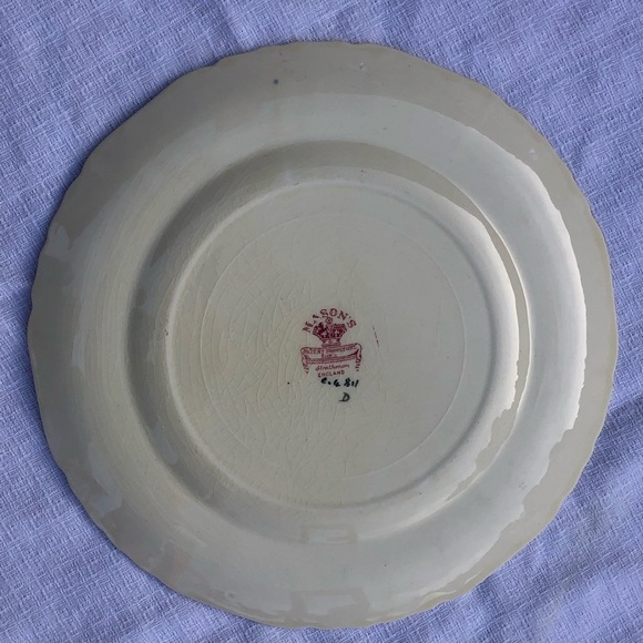 🦋Mason’s Strathmore Ironstone Plate - Picture 3 of 3